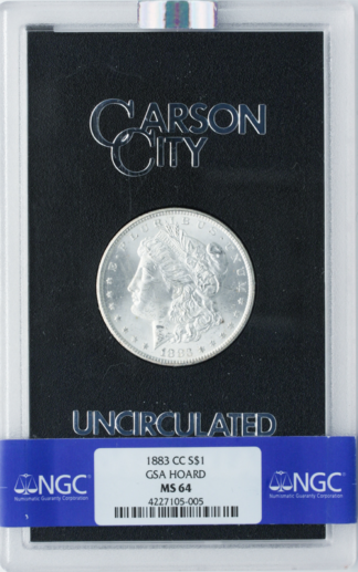 1883-CC Morgan $1 GSA NGC MS64 1883-CC Morgan $1 GSA NGC MS64