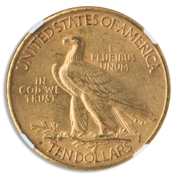 1915-S $10 Indian NGC AU58 CAC