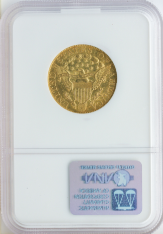 1800 $5 Draped Bust Gold Coin NGC About Uncirculated 58(AU58) CAC