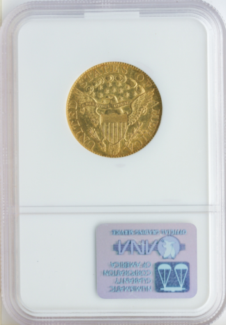1800 $5 Draped Bust Gold Coin NGC About Uncirculated 58(AU58) CAC 1800 $5 Draped Bust Gold Coin NGC About Uncirculated 58(AU58) CAC