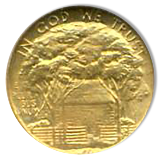 1922 Grant $1 Gold Commemorative With Star NGC MS67 CAC 1922 Grant $1 Gold Commemorative With Star NGC MS67 CAC