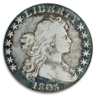 1803 Draped Bust $1 PCGS F12 CAC 1803 Draped Bust $1 PCGS F12 CAC
