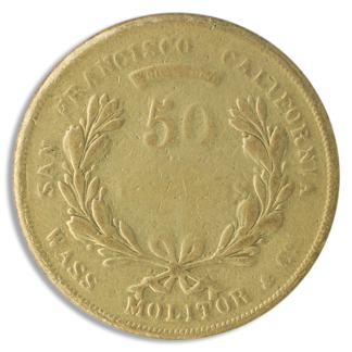 $50 1855 Wass Molitor $50 1855 Wass Molitor