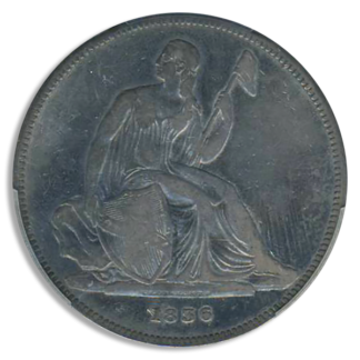 1836 Gobrecht $1 Coin Alignment PCGS PR15 CAC