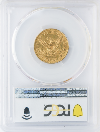 1861 $5 Liberty PCGS MS62 CAC 1861 $5 Liberty PCGS MS62 CAC