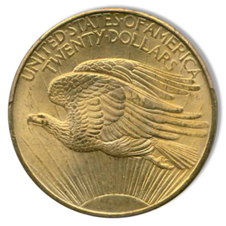 1908 $20 Saint Gaudens No Motto PCGS Mint State 66(MS66) CAC 1908 $20 Saint Gaudens No Motto PCGS Mint State 66(MS66) CAC