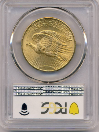 1908 $20 Saint Gaudens No Motto PCGS Mint State 66(MS66) CAC 1908 $20 Saint Gaudens No Motto PCGS Mint State 66(MS66) CAC