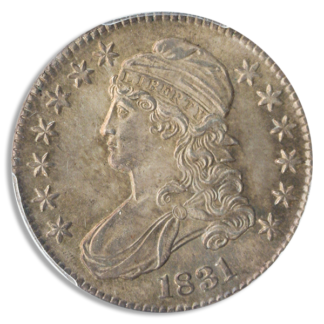 1831 Capped Bust Half Dollar PCGS MS65 CAC 1831 Capped Bust Half Dollar PCGS MS65 CAC
