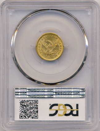 1907 $2 1/2 Liberty PCGS MS66 CAC 1907 $2 1/2 Liberty PCGS MS66 CAC