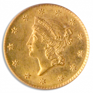 1854 Ty 1 Gold $1 PCGS MS64 1854 Ty 1 Gold $1 PCGS MS64