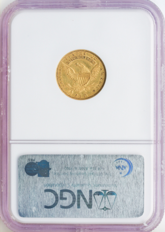 1832 $2 1/2 Capped Bust Small Diameter NGC AU58 1832 $2 1/2 Capped Bust Small Diameter NGC AU58