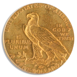 1909-O $5 Indian PCGS AU55