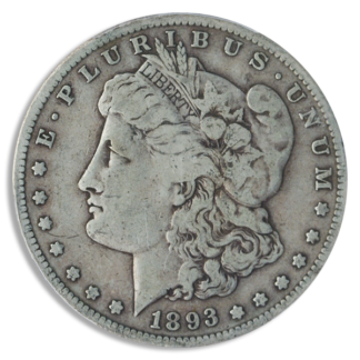 1893-S Morgan $1 PCGS F12 CAC 1893-S Morgan $1 PCGS F12 CAC