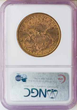 1880-S $20 Liberty NGC MS61 CAC 1880-S $20 Liberty NGC MS61 CAC
