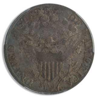 1799 Draped Bust $1 Irregular Date 13 Stars PCGS VF30 CAC 1799 Draped Bust $1 Irregular Date 13 Stars PCGS VF30 CAC