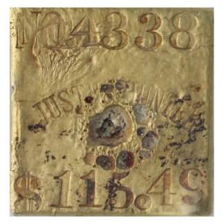 J & H GOLD BAR SSCA #4338 PCGS 7.54 oz $115.49 J & H GOLD BAR SSCA #4338 PCGS 7.54 oz $115.49