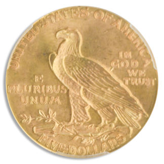 1929 $5 Indian PCGS MS64 +