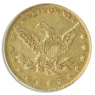 1849 $10 Miners Bank PCGS AU55 CAC 1849 $10 Miners Bank PCGS AU55 CAC