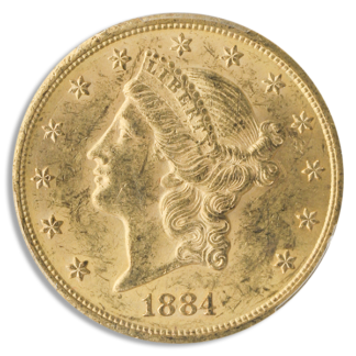 1884-CC $20 Liberty PCGS MS61 CAC 1884-CC $20 Liberty PCGS MS61 CAC