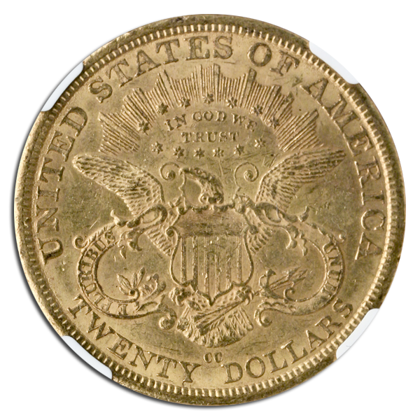 1877-CC $20 Liberty NGC AU55 1877-CC $20 Liberty NGC AU55