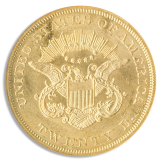 1861 $20 Liberty S.S. Republic NGC MS60 CAC 1861 $20 Liberty S.S. Republic NGC MS60 CAC