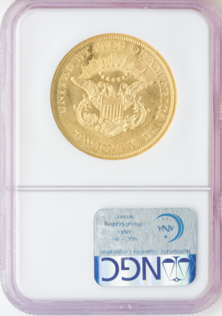 1861 $20 Liberty S.S. Republic NGC MS60 CAC 1861 $20 Liberty S.S. Republic NGC MS60 CAC