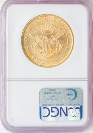 1865 $20 Liberty S.S. Republic NGC MS62 CAC 1865 $20 Liberty S.S. Republic NGC MS62 CAC