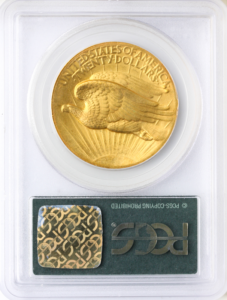 1907 $20 Saint Gaudens Wire Edge High Relief PCGS MS64 CAC