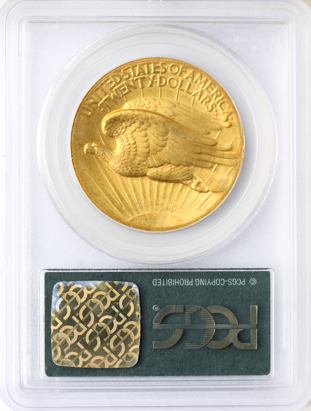 1907 $20 Saint Gaudens Wire Edge High Relief PCGS MS64 CAC