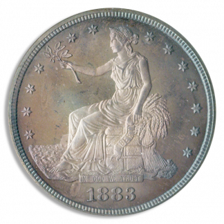 1883 Trade $1 NGC PR67 CAC 1883 Trade $1 NGC PR67 CAC