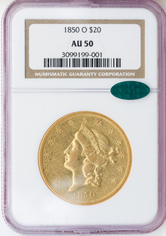 $20 LIBERTY 1850-O $20 LIBERTY 1850-O