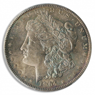 1904 Morgan $1 PCGS MS65 CAC 1904 Morgan $1 PCGS MS65 CAC