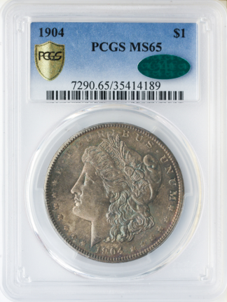 1904 Morgan $1 PCGS MS65 CAC