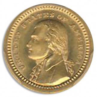 1903 $1 Gold LA Purchase Commemorative PCGS MS66 CAC 1903 $1 Gold LA Purchase Commemorative PCGS MS66 CAC