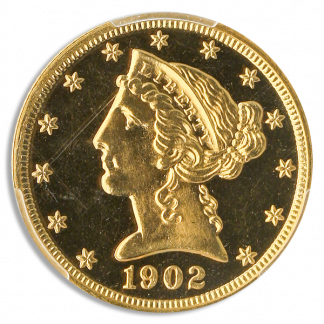 1902 $5 Liberty PCGS PR66 CAC Cameo 1902 $5 Liberty PCGS PR66 CAC Cameo