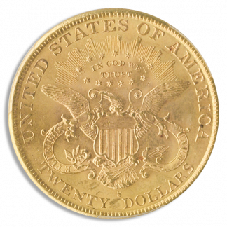 1897-S $20 Liberty PCGS MS64 CAC 1897-S $20 Liberty PCGS MS64 CAC