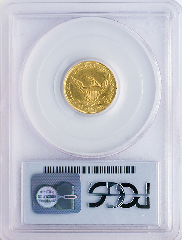 1839-D $2 1/2 Classic Hed PCGS AU58