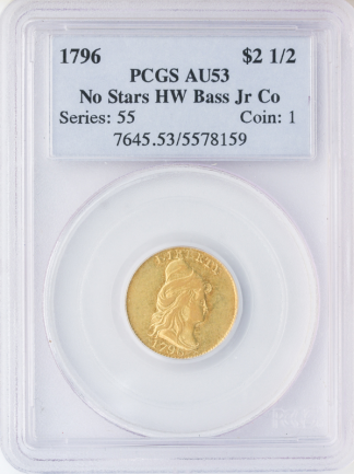 1796 $2 1/2 Draped Bust No Star PCGS AU53 1796 $2 1/2 Draped Bust No Star PCGS AU53
