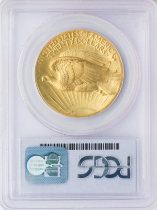 1907 $20 Saint Gaudens Wire Edge High Relief PCGS MS64 CAC