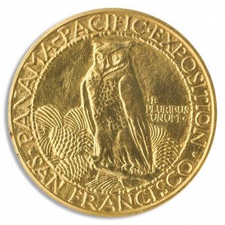 1915-S $50 Panama Pacific Round NGC MS62 CAC 1915-S $50 Panama Pacific Round NGC MS62 CAC