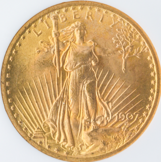 1907 $20 Saint Gaudens N/M NGC MS65