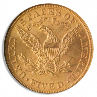 1899 $5 Liberty Gold Coin NGC Mint State 65(MS65) CAC 1899 $5 Liberty Gold Coin NGC Mint State 65(MS65) CAC