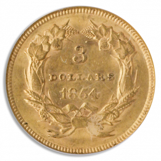 1854 $3 Indian Princess PCGS AU58 1854 $3 Indian Princess PCGS AU58