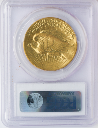 1907 $20 Saint Gaudens High Relief Flat Edge PCGS XF0 CAC 1907 $20 Saint Gaudens High Relief Flat Edge PCGS XF0 CAC