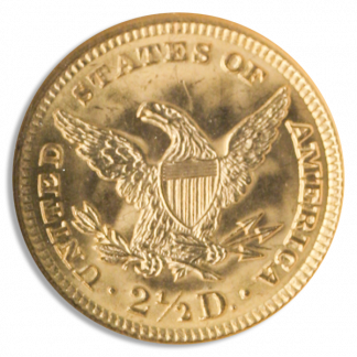 $2 1/2 Liberty Certified MS63 $2 1/2 Liberty Certified MS63