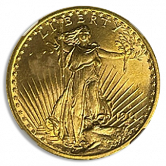 1911-S $20 Saint Gaudens NGC MS66 CAC + 1911-S $20 Saint Gaudens NGC MS66 CAC +