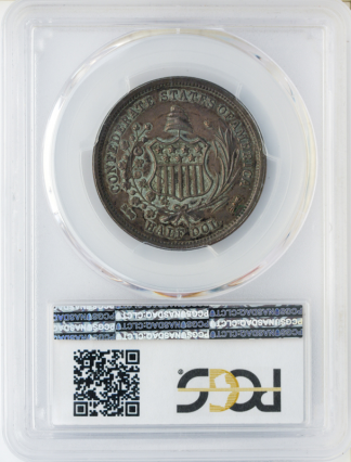 1861 CSA Seated Liberty Half Restrike PCGS AU58 CAC 1861 CSA Seated Liberty Half Restrike PCGS AU58 CAC