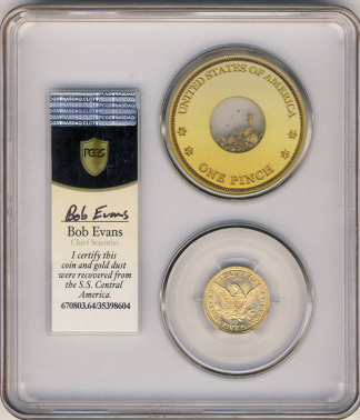 1857-S $5 Liberty SSCA POD PCGS MS64 CAC 1857-S $5 Liberty SSCA POD PCGS MS64 CAC
