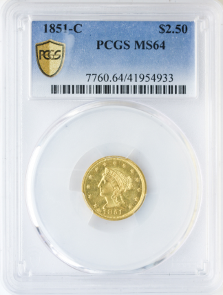 $2 1/2 Liberty 1851-C