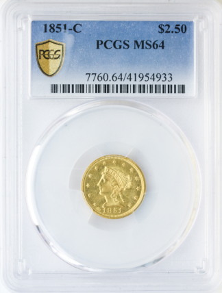 $2 1/2 Liberty 1851-C $2 1/2 Liberty 1851-C
